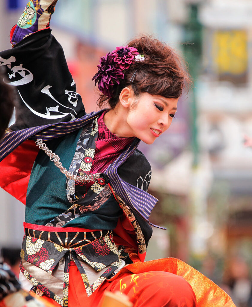 Japanese style dance